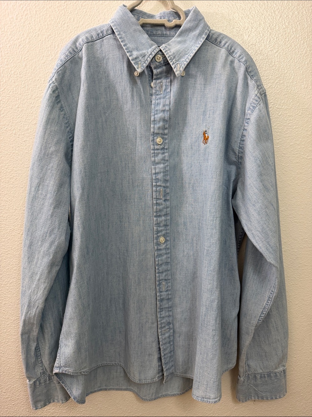 Polo by Ralph Lauren Light Wash Denim Button-Down Shirt